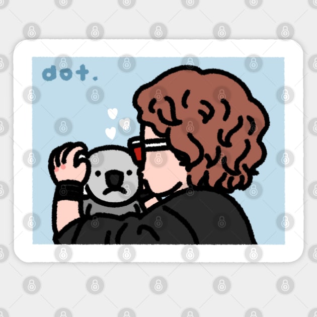 Andrey Rublev with Koala Sticker by dotbyedot